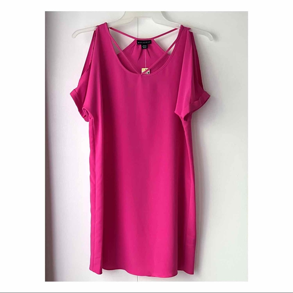 Metaphor Brand New with tags cut out pink dress